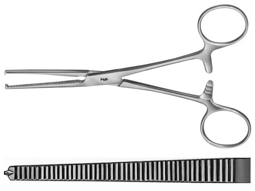 AE-BH630R, KOCHER 	ARTERY FORCEPS 	1X2 TEETH, STRAIGHT 	150 mm, 6" 