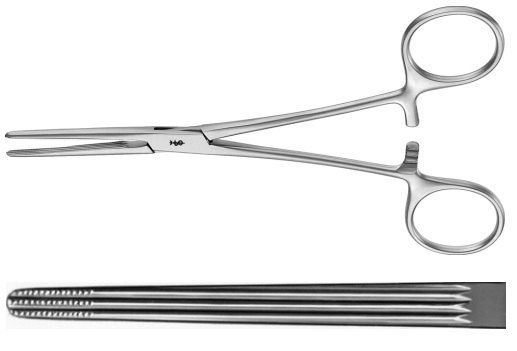 AE-BH800R, ROCHESTER- CARMALT 	ARTERY FORCEPS 	STRAIGHT 	160 mm, 6 1/4" 