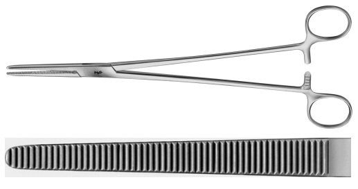 AE-BH812R, ROBERTS 	ARTERY FORCEPS 	STRAIGHT 	250 mm, 10"