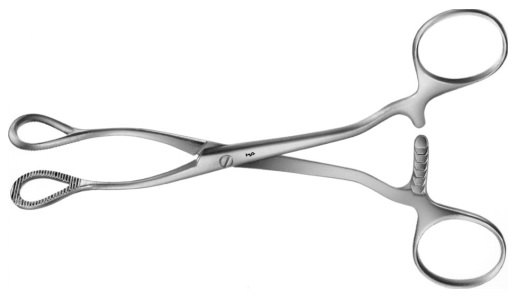 AE-BH908R, COLLIN 	SPONGE HOLDING-, ORGAN- AND TISSUE GRASPING FORCEPS 	HEART-SHAPED 	160 mm, 6 1/4" 
