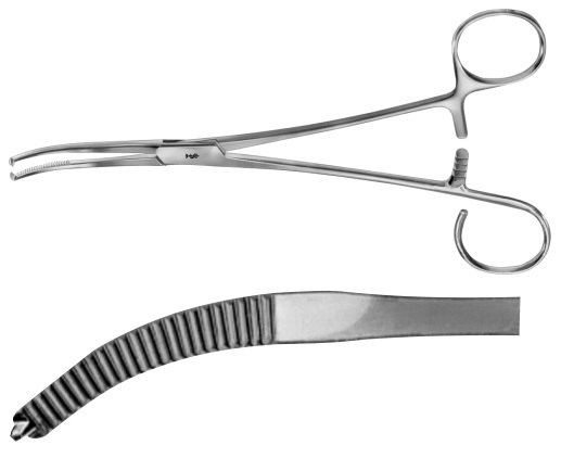 AE-BH949R, MIKULICZ 	TONSIL FORCEPS 	1X2 TEETH 	185 mm, 7 1/4"