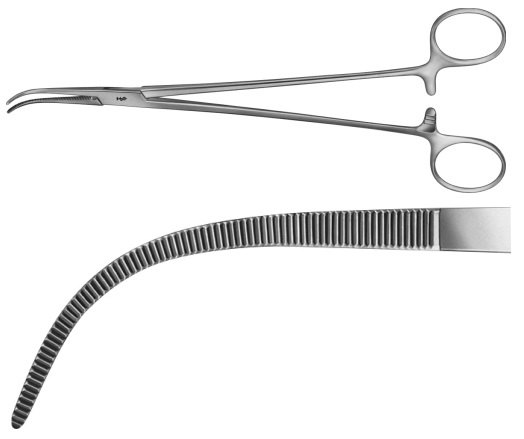 AE-BJ083R, OVERHOLT DISSECTING FORCEPS 	FINE PATTERN, FIGURE 3 	225 mm, 9" 