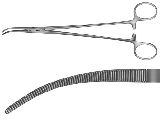 AE-BJ086R, OVERHOLT DISSECTING FORCEPS 	FINE PATTERN, FIGURE 6 	225 mm, 9" 