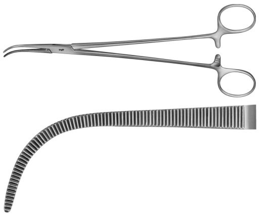 AE-BJ090R, OVERHOLT DISSECTING FORCEPS 	FINE PATTERN, FIGURE 0 	295 mm, 11 3/4"