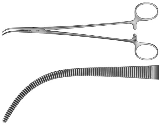 AE-BJ091R, OVERHOLT DISSECTING FORCEPS 	FINE PATTERN, FIGURE 1 	295 mm, 11 3/4" 