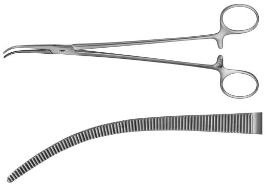 AE-BJ096R, OVERHOLT DISSECTING FORCEPS 	FINE PATTERN, FIGURE 6 	300 mm, 12"