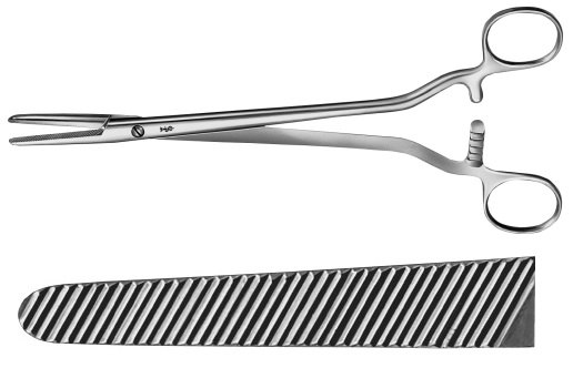 AE-BJ540R, SEGOND- LANDAU HYSTERECTOMY FORCEPS STRAIGHT 	240 mm, 9 1/2"