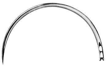 AE-BL168N, NEEDLE 	FIG. 8, ROUND BODY, 1,00 x 46 MM, PAK = PACKAGE OF 12 PIECES 