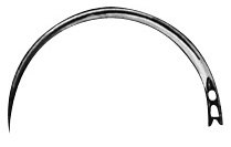 AE-BL257N, NEEDLE 	FIG. 7, CUTTING TO THE INNER SIDE, 1,00 x 26 MM, PAK = PACKAGE OF 12 PIECES 