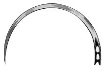 AE-BL323N, NEEDLE 	FIG. 3, ROUND BODY, 0,80 x 29 MM, PAK = PACKAGE OF 12 PIECES 