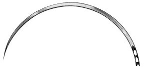 AE-BL543N, NEEDLE 	FIG. 3, ROUND BODY, 0,60 x 36 MM, INTESTINAL NEEDLE 