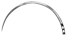 AE-BL544N, NEEDLE 	FIG. 4, ROUND BODY, 0,60 x 30 MM, INTESTINAL NEEDLE 