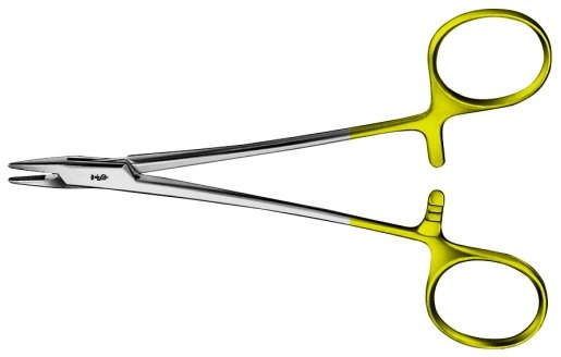 AE-BM015R, BAUMGARTNER 	DUROGRIP NEEDLEHOLDER 	RECOMMENDED FOR SUTURE MATERIAL UP TO 3/0 	145 mm, 5 3/4"