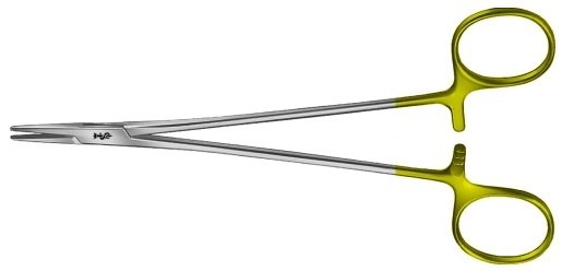 AE-BM037R, DE BAKEY 	DUROGRIP NEEDLEHOLDER 	RECOMMENDED FOR SUTURE MATERIAL 4/0 - 6/0 	250 mm, 10" 