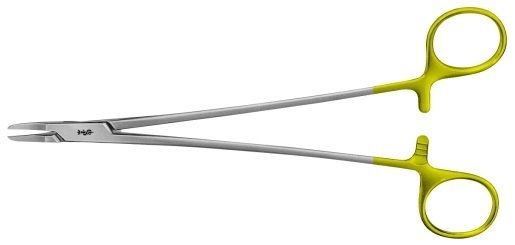 AE-BM047R, RYDER 	DUROGRIP NEEDLEHOLDER 	RECOMMENDED FOR SUTURE MATERIAL 4/0 - 6/0 	265 mm, 10 1/2"