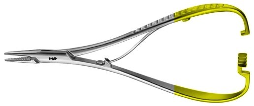 AE-BM148R, MATHIEU 	DUROGRIP NEEDLEHOLDER 	DELICATE PATTERN, RECOMMENDED FOR SUTURE MATERIAL 4/0 - 6/0 	140 mm, 5 1/2" 