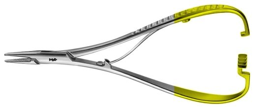 AE-BM153R, MATHIEU 	DUROGRIP NEEDLEHOLDER 	DELICATE PATTERN, RECOMMENDED FOR SUTURE MATERIAL 4/0 - 6/0 	200 mm, 8" 