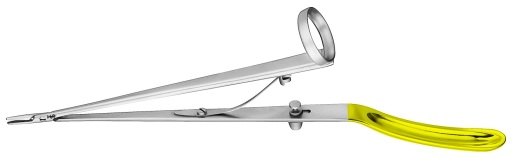 AE-BM320R, HELLBERG-KUPKA 	DUROGRIP NEEDLE HOLDER 	ERGONOMIC HANDLE, WITH LOCKING RATCHET, RECOMMENDED FOR SUTURE MATERIAL 6/0 - 10/0 	210 mm, 8 1/4" 