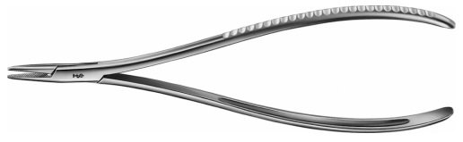 AE-BM510R, TÖNNIS NEEDLE HOLDER 	ELASTIC PATTERN, FOR DURA- OR INTESTINAL SUTURE 	180 mm, 7" 
