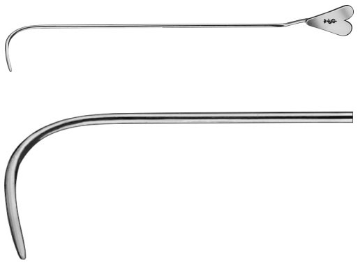 AE-BN023R, LOCKHART-MUMMERY FISTULA PROBE 90 DEGREES CURVED 165 mm, 6 1/2"