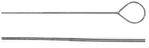 AE-BN403, KING'S COLLEGE HOSPITAL COTTON APPLICATOR 	ROUGH, SPIRAL END 	90 mm, 3 3/8" 