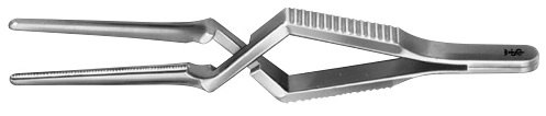 AE-FB426R, DE BAKEY 	ATRAUMATA BULLDOG CLAMP 	STRAIGHT, JAW LENGTH 68 MM, 2 3/4 	124 mm, 5" 