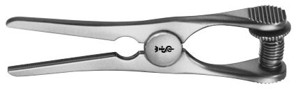 AE-FB436R, GLOVER 	ATRAUMATA BULLDOG CLAMP 	STRAIGHT, JAW LENGTH 69 MM, 2 3/4 	117 mm, 4 3/4" 