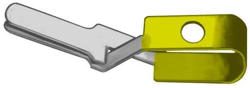 AE-FD554R, MEHDORN VESSEL CLIP TEMPORARY, JAW OPENING 4MM, JAW LENGTH 1,4MM, CLOSING FORCE 15 G - 20 G
