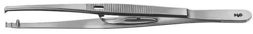 AE-FD569R, BIEMER 	APPLYING FORCEPS 	WITH CATCH 	140 mm, 5 1/2" 
