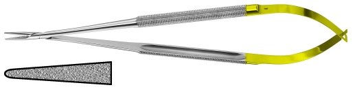 AE-FM276R, DIADUST MICRO NEEDLE HOLDER 	streamline 	210 mm, 8 1/4" 