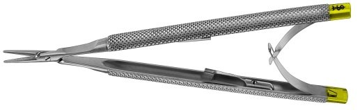 AE-FM560R, GLASSER 	DIADUST MICRO NEEDLE HOLDER 	WITH CATCH, RECOMMENDED FOR SUTURE MATERIAL 5/0 AND SMALLER 	125 mm, 5"