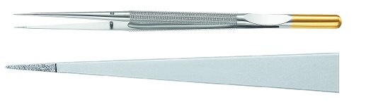 AE-FM580R, DIADUST MICRO FORCEPS 	with counter balance 	185 mm, 7 1/4" 