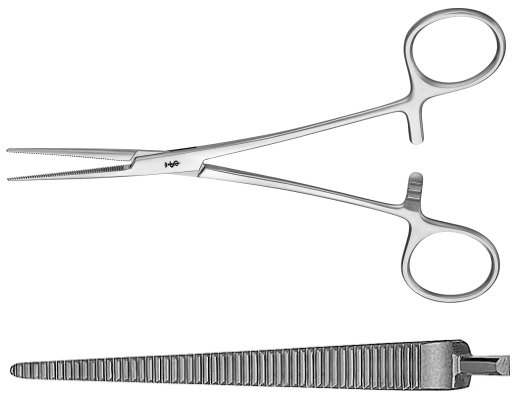 AE-MD466R, COLLER 	ARTERY FORCEPS 	STRAIGHT 	160 mm, 6 1/4" 