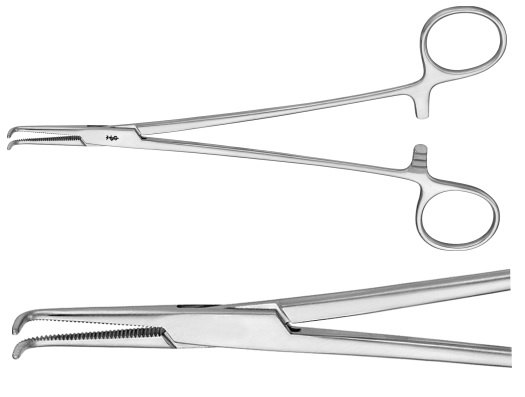 AE-MD570R, DISSECTING / LIGATURE CLAMP  	180 mm, 7"