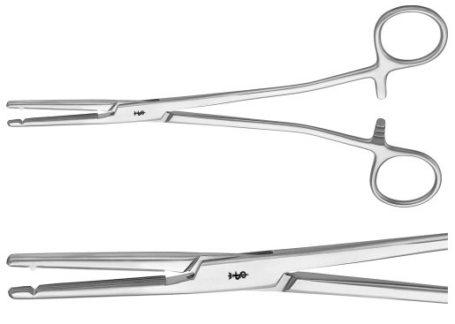 AE-MD591, HEANEY-BALLENTINE HYSTERECTOMYS FORCEPS 	STRAIGHT 	215 mm, 8 1/2"