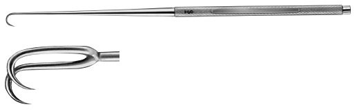 AE-OL623R, JOSEPH 	SKIN RETRACTOR 	6MM, 2- PRONGS 	165 mm, 6 1/2"