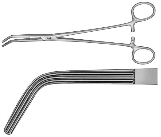 AE-BJ060R, LAHEY DISSECTING FORCEPS 	CURVED 	225 mm, 9" 
