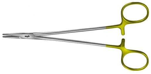 AE-BM032R, DE BAKEY 	DUROGRIP NEEDLEHOLDER 	RECOMMENDED FOR SUTURE MATERIAL 4/0 - 6/0 	150 mm, 6" 