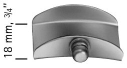 AE-BV328R, BABY COLLIN 	RETRACTOR BLADE 	PAIR OF BLADES, 28X422 MM, FOR BV329R 	28 x 42 mm 