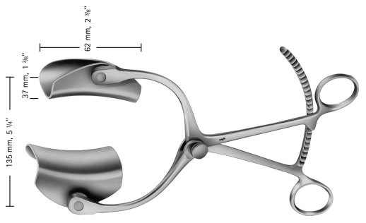 AE-BV530R, COLLIN 	ABDOMINAL RETRACTOR 	COMPLETE 