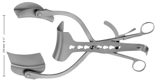 AE-BV535R, COLLIN 	ABDOMINAL RETRACTOR 	COMPLETE 