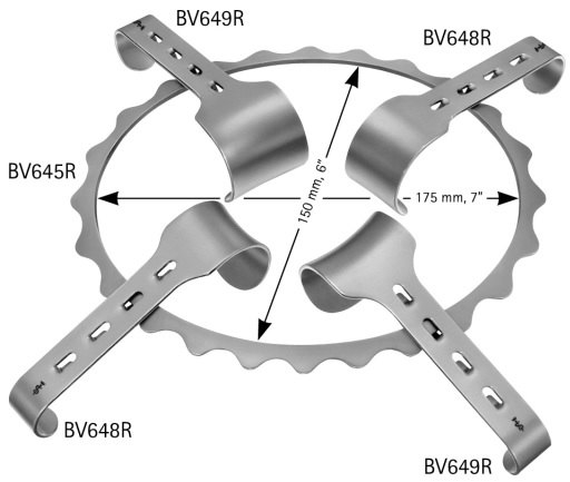 AE-BV645R, DENNIS-BROWNE 	ABDOMINAL RETRACTOR 	frame only 