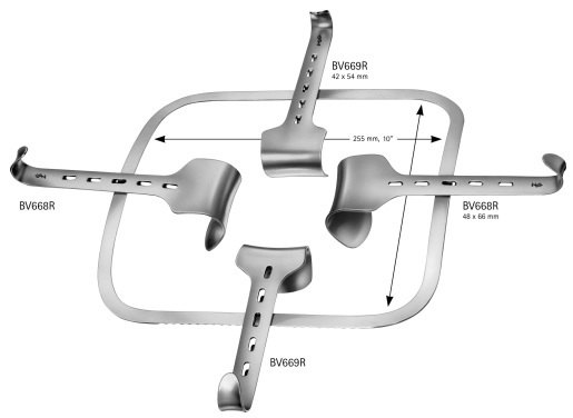 AE-BV661R, KIRSCHNER 	FRAME 	frame only 	255 x 255 mm