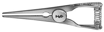 AE-FB328R, BULLDOG CLAMP 	STRAIGHT, JAW LENGTH 14 MM, 1/2 	35 mm, 1 3/8" 