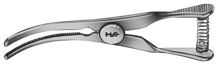 AE-FB331R, BULLDOG CLAMP 	CURVED, JAW LENGTH 19 MM, 3/4 	45 mm, 1 3/4"