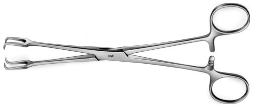 AE-OM602R, MUSEUX 	UTERINE TENACULUM FORCEPS 	ORGAN- AND TISSUE GRASPING FORCEPS 	200 mm, 8" 