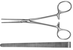 AE-BH456R, ROCHESTER-PEAN, HAEMOSTATIC FORCEPS, STRAIGHT, 350 mm, 14"