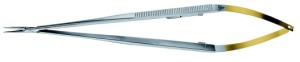 AE-BM005R, CASTROVIEJO DUROGRIP NEEDLEHOLDER RECOMMENDED FOR SUTURE MATERIAL 6/0 - 10/0 215 mm, 8 1/2"