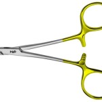 AE-BM008R, DERF DUROGRIP NEEDLEHOLDER RECOMMENDED FOR SUTURE MATERIAL 4/0 - 6/0 115 mm, 4 1/2"
