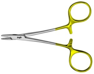 AE-BM008R, DERF DUROGRIP NEEDLEHOLDER RECOMMENDED FOR SUTURE MATERIAL 4/0 - 6/0 115 mm, 4 1/2"